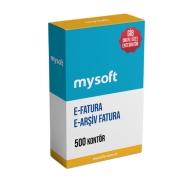 MYSOFT 500 KONTÖR MYS 500 E-Fatura Yazılımı