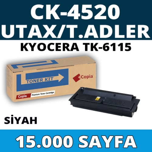 KOPYA COPIA YM CK4520 UTAX TRIUMPH ADLER CK 4520 TK 6115 15000 Sayfa