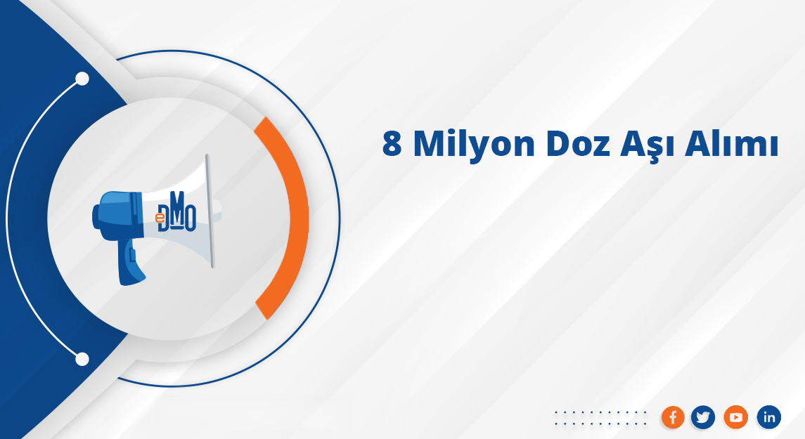 8 Milyon Doz Aşı Alımı