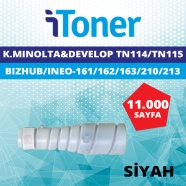 İTONER TMP-TN114 KONICA MINOLTA & DEVELOP TN-114/TN-115 11000 Sayfa SİYAH MUA...