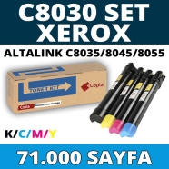 KOPYA COPIA YM-C8030-SET XEROX ALTALINK C8030/C8035/C8045/C8055/C8070 KCMY 71...