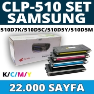KOPYA COPIA YM-CLP510-SET SAMSUNG CLP-510D7K/CLP-510D5C/CLP-510D5Y/CLP-510D5M...