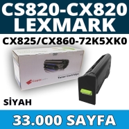 KOPYA COPIA YM-72K5XK0 LEXMARK CS820/CX820/CX825/CX860-72K5XK0 33000 Sayfa Sİ...
