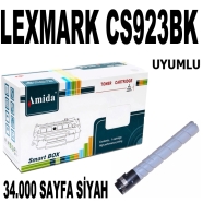 AMIDA P-LCX921BK LEXMARK CX921BK 34000 Sayfa SİYAH MUADIL Lazer Yazıcılar / F...