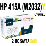 AMIDA P-PH415AY HP 415A-Y 2100 Sayfa SARI (YELLOW) MUADIL Lazer Yazıcılar / F...