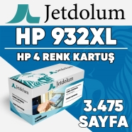 JETDOLUM JET-HP932XL-TAKIM HP 932XL & 933XL KCMY 3470 4 RENK ( MAVİ,SİYAH,SAR...