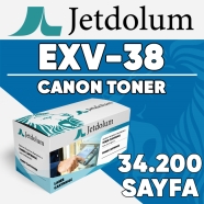JETDOLUM JET-CEXV38 CANON C-EXV38 34200 Sayfa SİYAH MUADIL Lazer Yazıcılar / ...