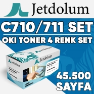 JETDOLUM JET-C710-TAKIM OKI C710/C711 KCMY 45500 Sayfa 4 RENK ( MAVİ,SİYAH,SA...