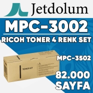 JETDOLUM JET-MPC3002-TAKIM RICOH MPC3002/MPC3502 KCMY 82000 Sayfa 4 RENK ( MA...