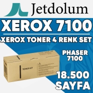 JETDOLUM JET-P7100-TAKIM XEROX PHASER 7100 KCMY 18500 Sayfa 4 RENK ( MAVİ,SİY...