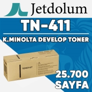 JETDOLUM JET-TN411K KONICA MINOLTA & DEVELOP TN-411K 25700 Sayfa SİYAH MUADIL...