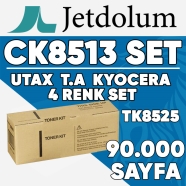 JETDOLUM JET-TK8525-TAKIM UTAX TRIUMPH ADLER CK8513/4006Ci/4007Ci/TK-8525 KCM...