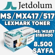JETDOLUM JET-MS/MX417 LEXMARK 51B5H00-MS417/MS517/MS617 & MX417/MX517/MX617 8...