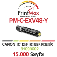 PRINTMAX PM-C-EXV48-Y PM-C-EXV48-Y 15000 Sayfa SARI (YELLOW) MUADIL Lazer Yaz...