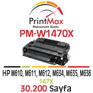 PRINTMAX PM-W1470X PM-W1470X 30200 Sayfa SİYAH MUADIL Lazer Yazıcılar / Faks ...