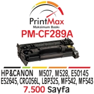 PRINTMAX PM-CF289A PM-CF289A 12500 Sayfa SİYAH MUADIL Lazer Yazıcılar / Faks ...