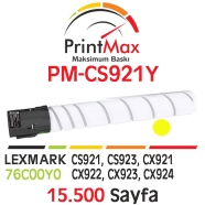 PRINTMAX PM-CS921Y PM-CS921Y 15500 Sayfa SARI (YELLOW) MUADIL Lazer Yazıcılar...