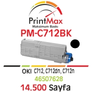 PRINTMAX PM-C712BK PM-C712BK 14500 Sayfa SİYAH MUADIL Lazer Yazıcılar / Faks ...