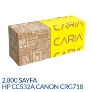 CARIA CTHCC532A CC531A UNIVERSAL 2800 Sayfa SARI (YELLOW) MUADIL Lazer Yazıcı...