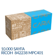 CARIA CTRMPC401C MPC401C UNIVERSAL 10000 Sayfa MAVİ (CYAN) MUADIL Lazer Yazıc...