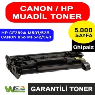 WEB TONER WT-CF289A WT-CF289A 5000 Sayfa SİYAH MUADIL Lazer Yazıcılar / Faks ...