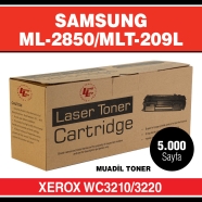LONG LIFE LLSML2850 SAMSUNG ML-2850/MLT-209L 5000 Sayfa SİYAH MUADIL Lazer Ya...