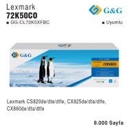 G&G GG-CL72K5XFBC GG-CL72K5XFBC 8000 Sayfa MAVİ (CYAN) MUADIL Lazer Yazıcılar...