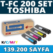 KOPYA COPIA YM-TFC200-SET TOSHIBA T-FC 200  KCMY 139200 Sayfa 4 RENK ( MAVİ,S...