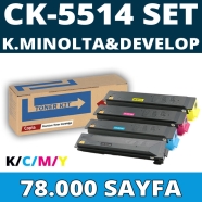 KOPYA COPIA YM-CK5514-SET UTAX TRIUMPH ADLER CK-5514 KCMY 78000 Sayfa 4 RENK ...