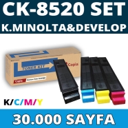 KOPYA COPIA YM-CK8520-SET UTAX TRIUMPH ADLER CK-8520 KCMY 30000 Sayfa 4 RENK ...