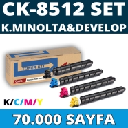 KOPYA COPIA YM-CK8512-SET UTAX TRIUMPH ADLER CK-8512 KCMY 70000 Sayfa 4 RENK ...