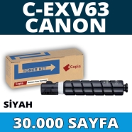KOPYA COPIA YM-CEXV63 CANON C-EXV63 30000 Sayfa SİYAH MUADIL Lazer Yazıcılar ...
