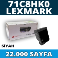 KOPYA COPIA YM-CS735 LEXMARK 71C8HK0 22000 Sayfa SİYAH MUADIL Lazer Yazıcılar...