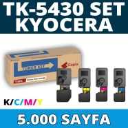KOPYA COPIA YM-TK-5430-SET KYOCERA TK-5430 KCMY 5000 Sayfa 4 RENK ( MAVİ,SİYA...