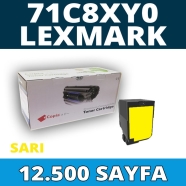 KOPYA COPIA YM-CS735Y LEXMARK 71C8XY0 12500 Sayfa SARI (YELLOW) MUADIL Lazer ...