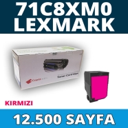 KOPYA COPIA YM-CS735M LEXMARK 71C8XM0 12500 Sayfa KIRMIZI (MAGENTA) MUADIL La...