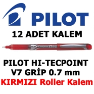 PILOT BXGPN-V7-R KIRMIZI 0,4 mm F (İnce) PILOT  Hi-Techpoint V7 Grip İğne Uçl...