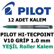 PILOT BXGPN-V10-G YEŞİL 0,6 mm F (İnce) PILOT  Hi-Techpoint V10 Grip İğne Uçl...
