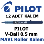 PILOT BL-VB5-L-E MAVİ 0,3 mm F (İnce) PILOT V-BALL İğne Uçlu Roller Kalem 0,5...