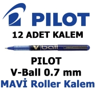 PILOT BL-VB7-L-E MAVİ 0,4 mm F (İnce) PILOT V-BALL İğne Uçlu Roller Kalem 0,7...