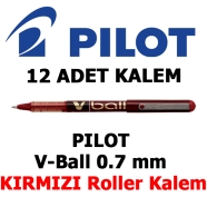 PILOT BL-VB7-R KIRMIZI 0,4 mm F (İnce) PILOT V-BALL İğne Uçlu Roller Kalem 0,...