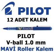 PILOT BL-VB10-L MAVİ 0,6 mm F (İnce) PILOT V-BALL İğne Uçlu Roller Kalem 1.0 ...