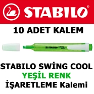 STABILO 275/33 Swing cool Yeşil işaretleme kalemi YEŞİL İşaretleme Kalemi