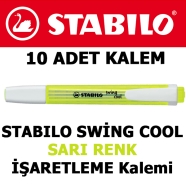 STABILO 275/24 Swing cool Sarı işaretleme kalemi SARI İşaretleme Kalemi