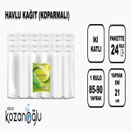 KOZANOĞLU KZN109 HAVLU KAĞIT(KOPARMALI) 24'lü FOTOSELLİ DİSPENSERLER İÇİN RUL...