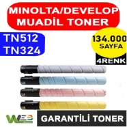 WEB TONER WT-TN512/324-SET WT-TN512/324-SET 134000 Sayfa 4 RENK ( MAVİ,SİYAH,...