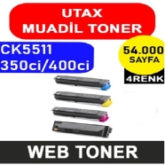 WEB TONER WT-CK5511-SET WT-CK5511-SET 54000 Sayfa 4 RENK ( MAVİ,SİYAH,SARI,KI...