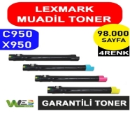 WEB TONER WT-C950-SET WT-C950 98000 Sayfa SİYAH MUADIL Lazer Yazıcılar / Faks...