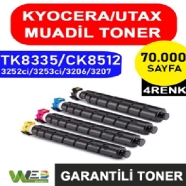 WEB TONER WT-TK8335-SET WT-TK8335-SET 70000 Sayfa 4 RENK ( MAVİ,SİYAH,SARI,KI...