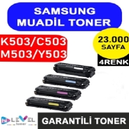 HİLEVEL TONER HT-C503-SET HT-C503-SET 23000 Sayfa 4 RENK ( MAVİ,SİYAH,SARI,KI...